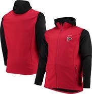DUNBROOKE Men's Dunbrooke Red/Black Atlanta Falcons Big & Tall Alpha Full-Zip Hoodie Jacket