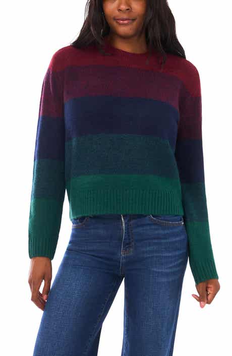 Vince Camuto Stripe Crewneck Sweater