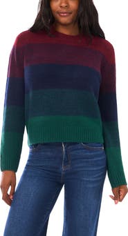 Vince Camuto Stripe Crewneck Sweater