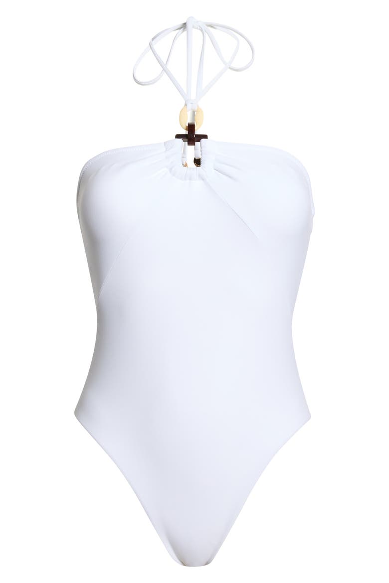 Marjorie One-Piece Swimsuit, Alternate, color, WHITE