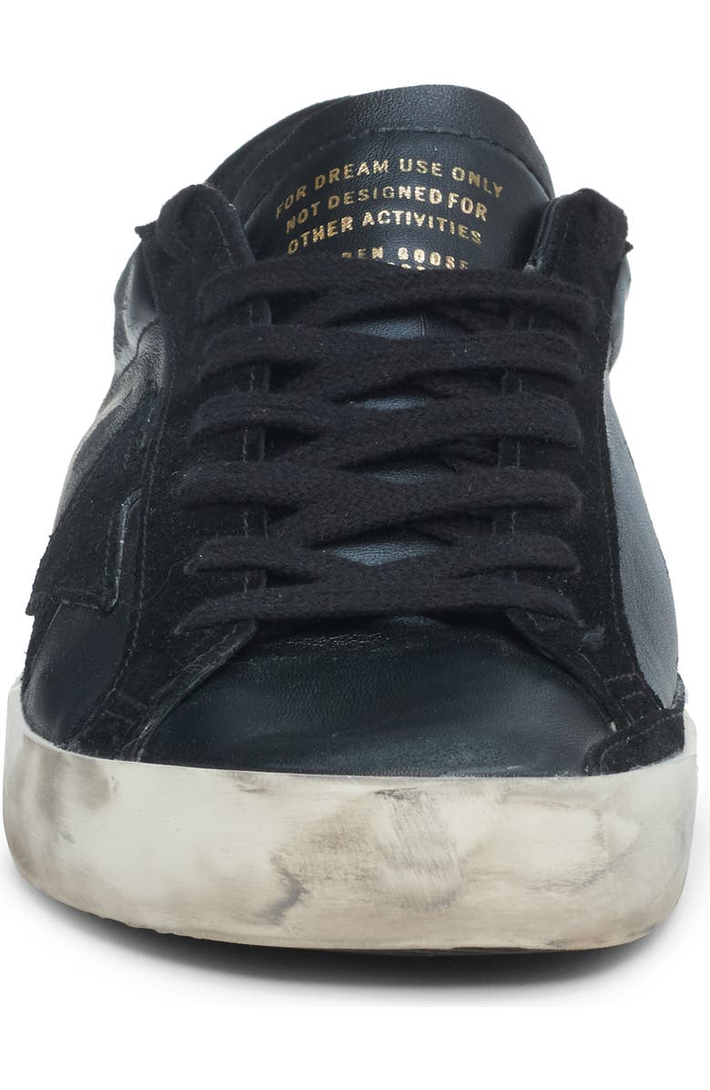 Golden Goose Super-Star Low Top Sneaker, Alternate, color, Black