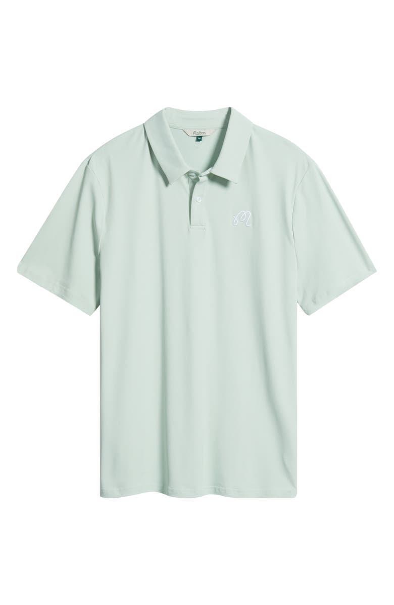 MALBON Fairway Performance Polo, Main, color, Surf Spray