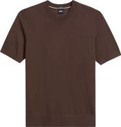 BOSS Virgin Wool Short Sleeve Sweater