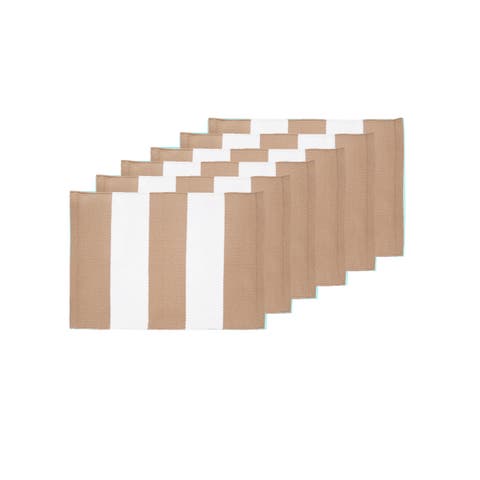Cabana Stripes Placemats Sets of 6 Collection