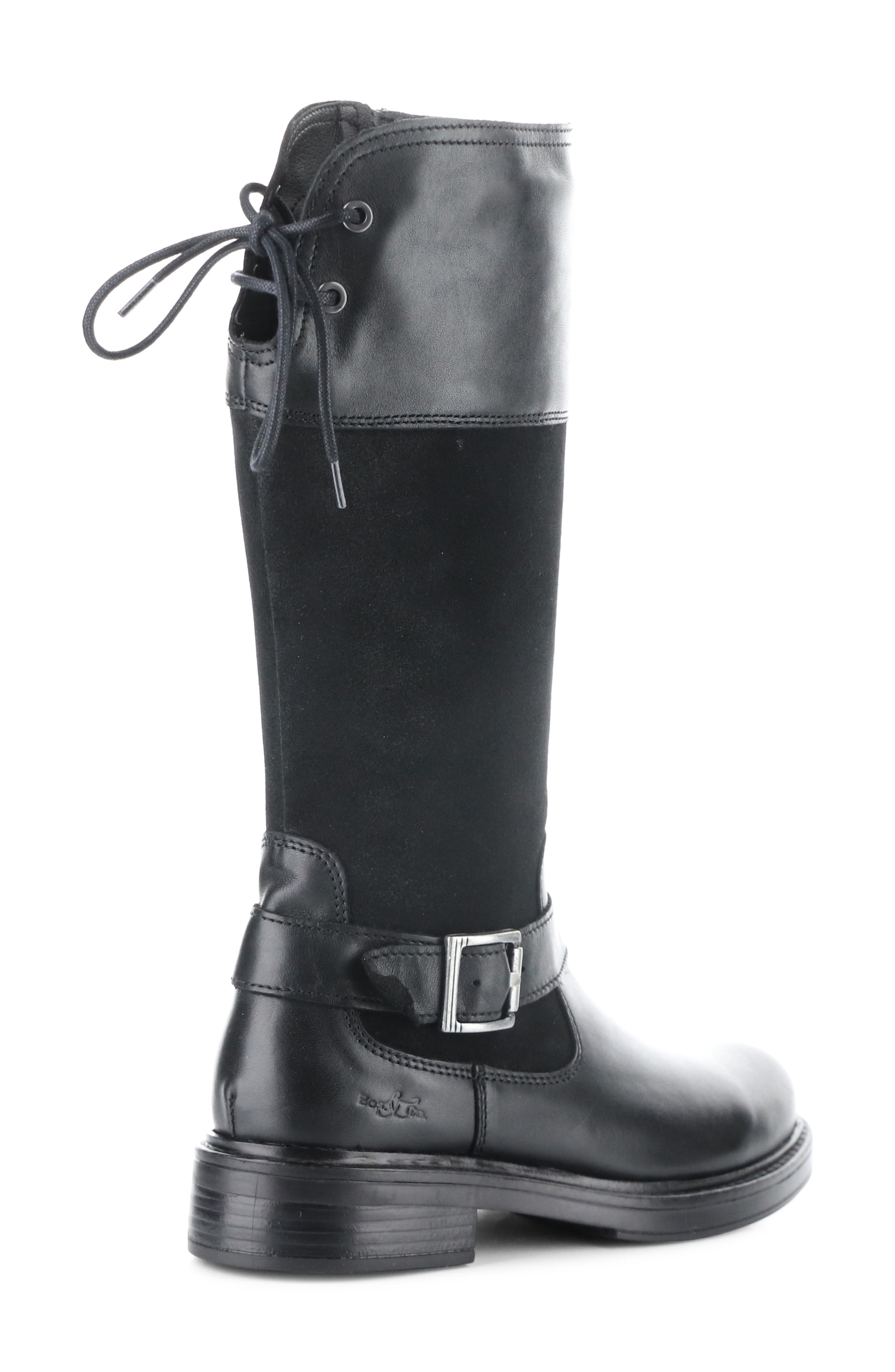 Bos. & Co. Mateo Waterproof Knee High Boot, Alternate, color, Black