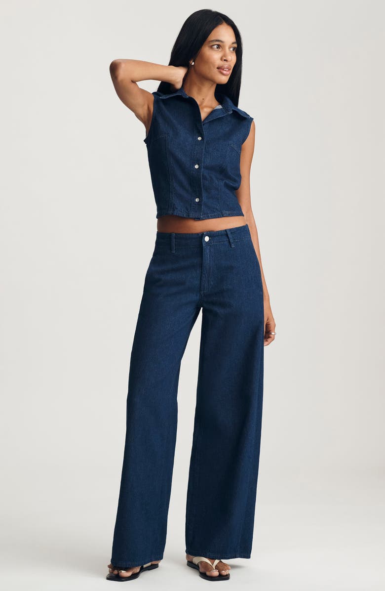 Mavi Jeans Siena High Waist Wide Leg Jeans, Alternate, color, 