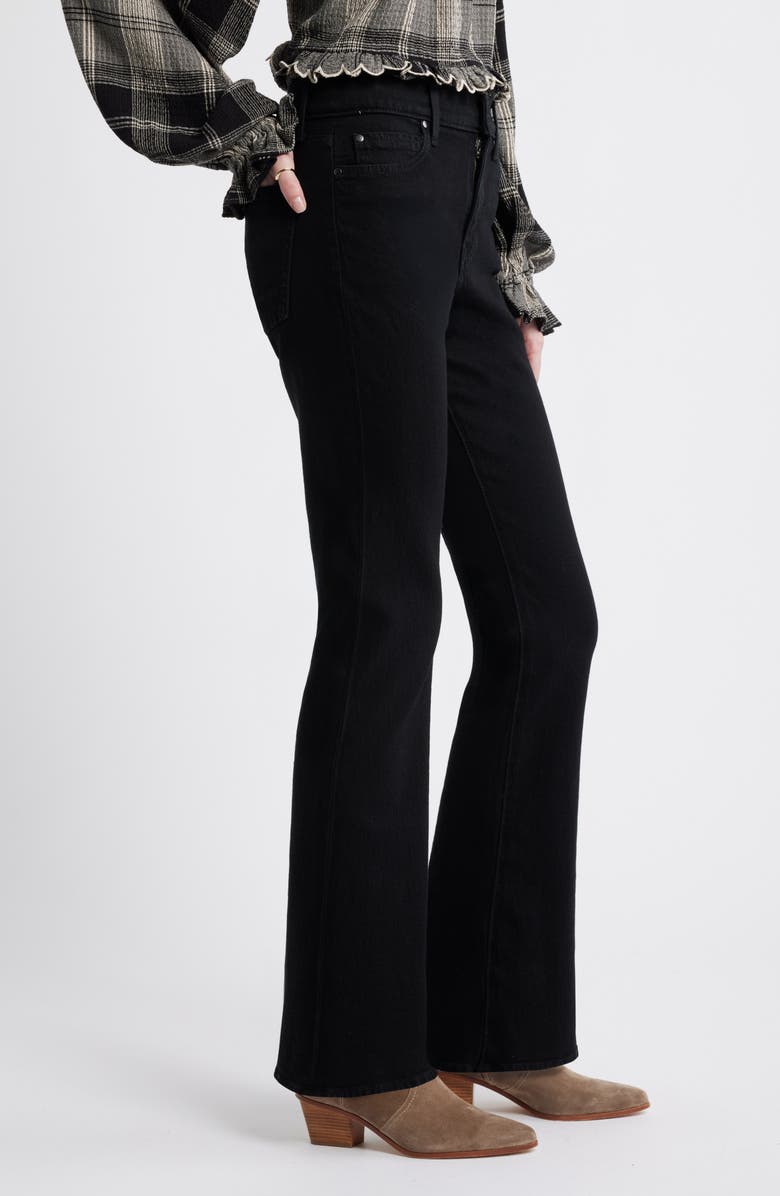 Treasure & Bond High Rise Flare Jeans, Alternate, color, Black Rinse