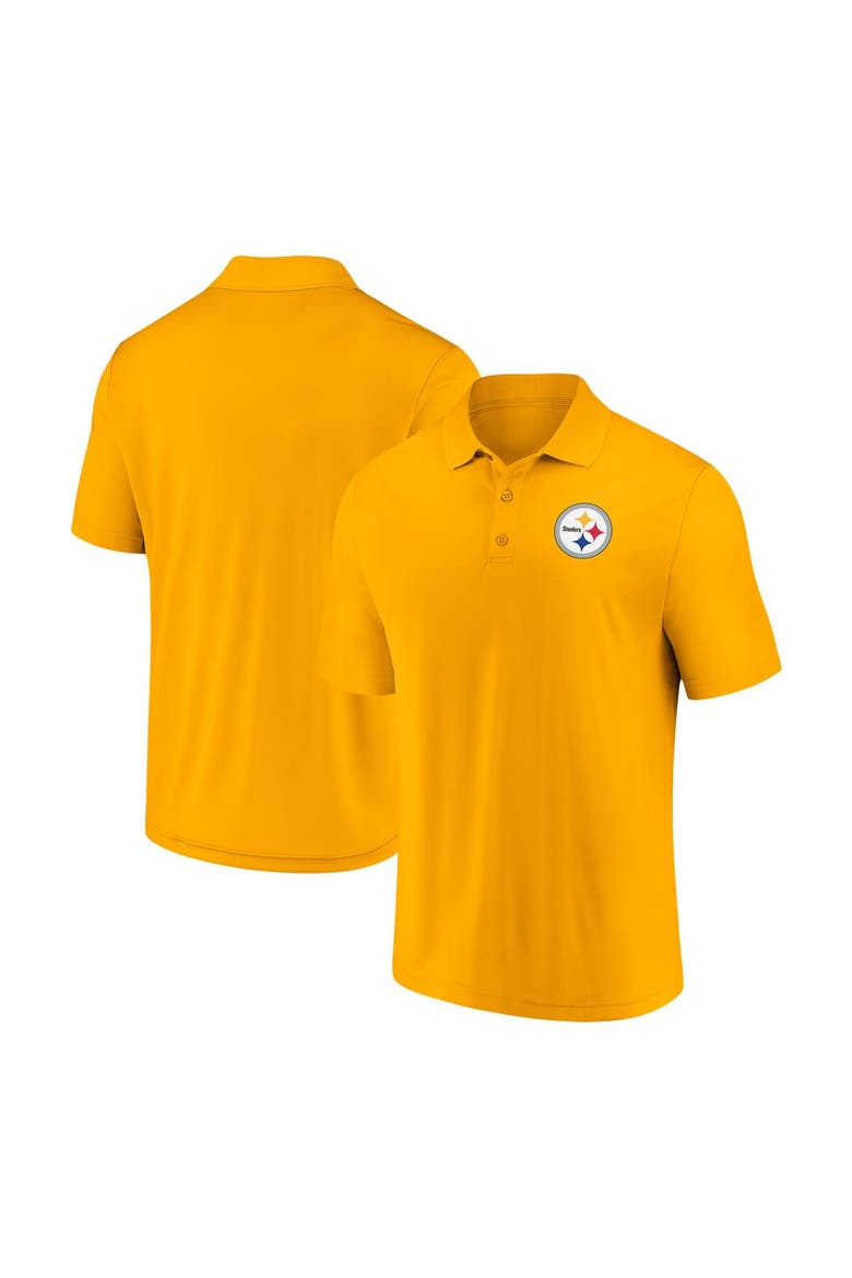 Men's Fanatics Branded Gold Pittsburgh Steelers Component Polo, Main, color, Gold