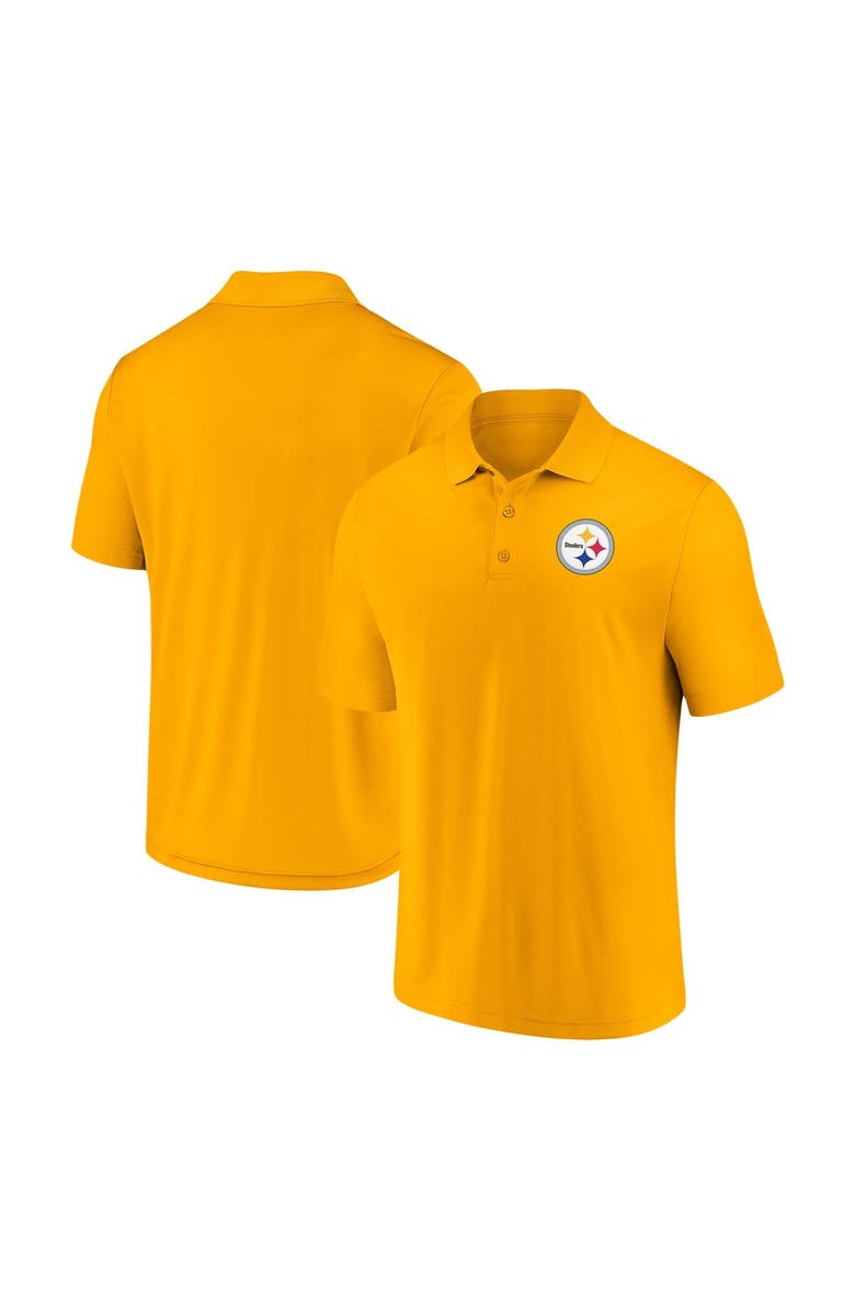 FANATICS Men's Fanatics Branded Gold Pittsburgh Steelers Component Polo, Main, color, Gold