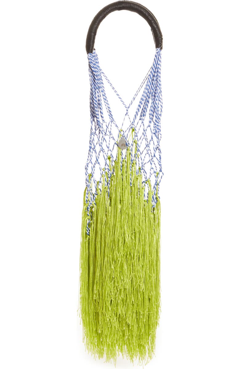 Petit Kouraj Daye Fringe Tote, Main, color,