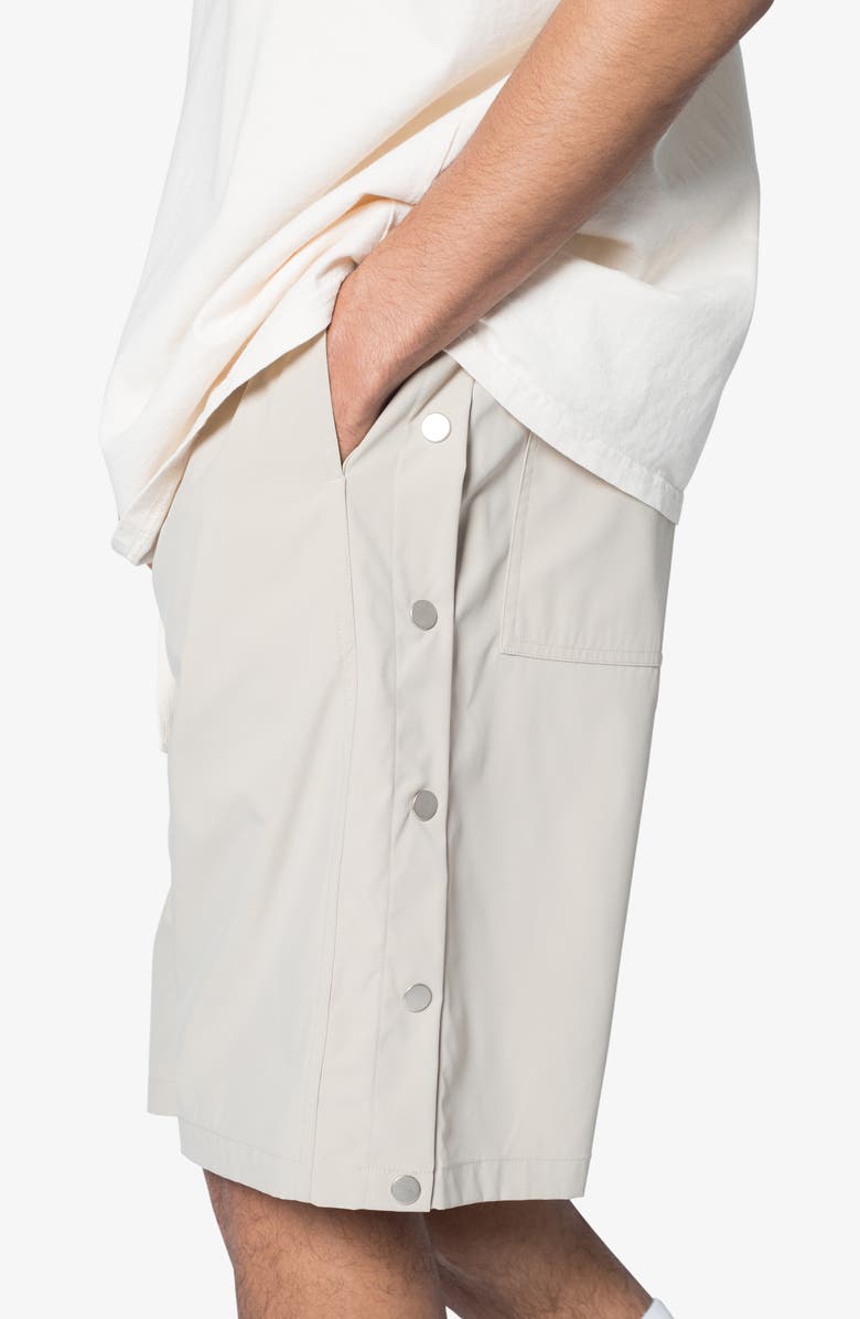 mnml Oversize Side Snap Nylon Shorts, Alternate, color,