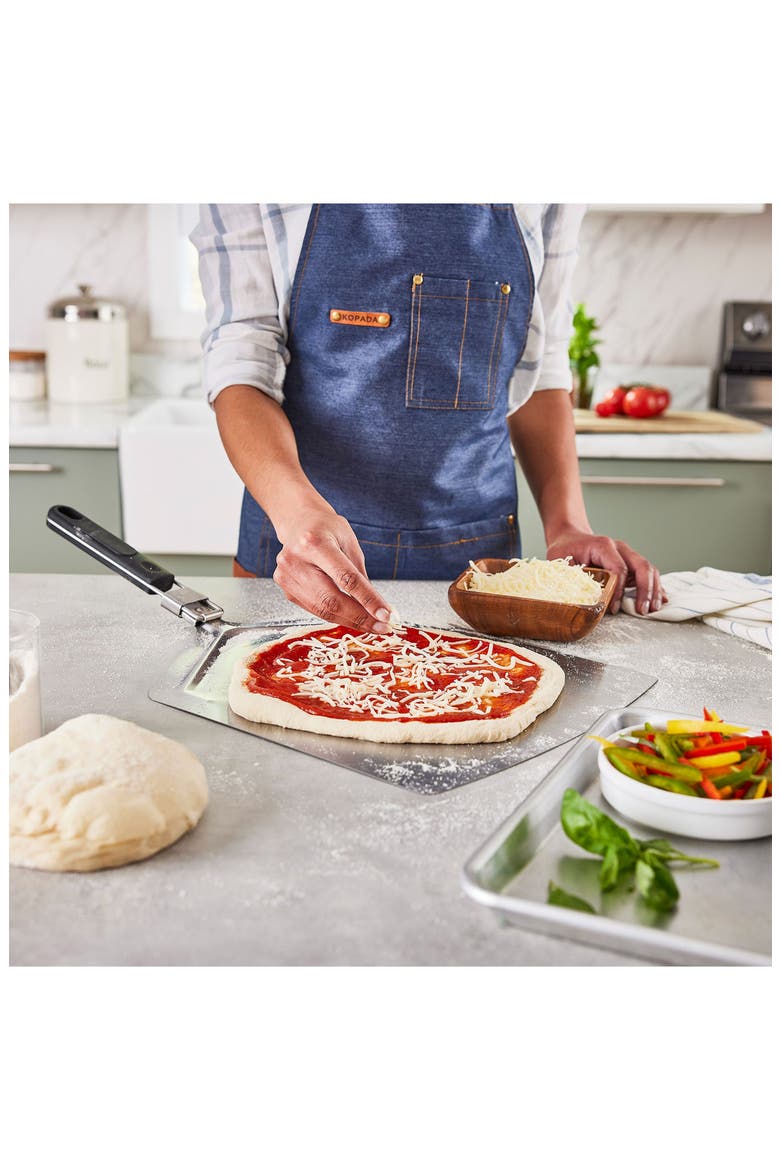 BBQ Stainless Steel Pizza Peel, Alternate, color, STAINLESS STEEL
