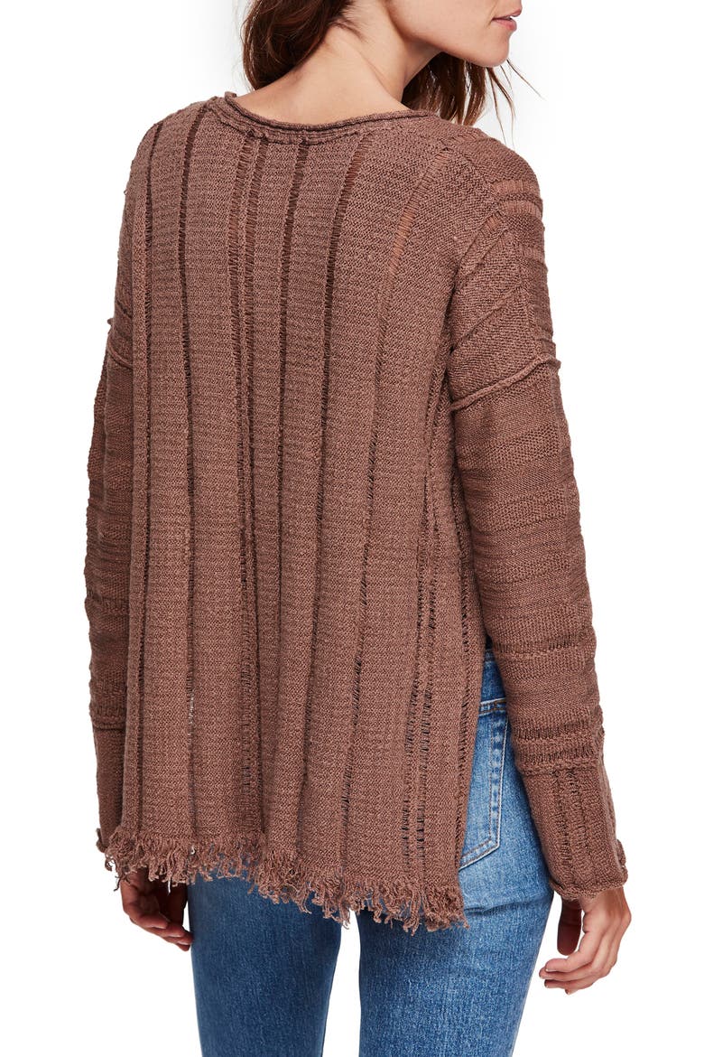 Ocean Drive Sweater, Alternate, color, BROWN