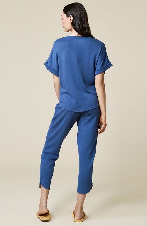 Softies Athleisure Puredream V-neck Lounge Set In Indigo
