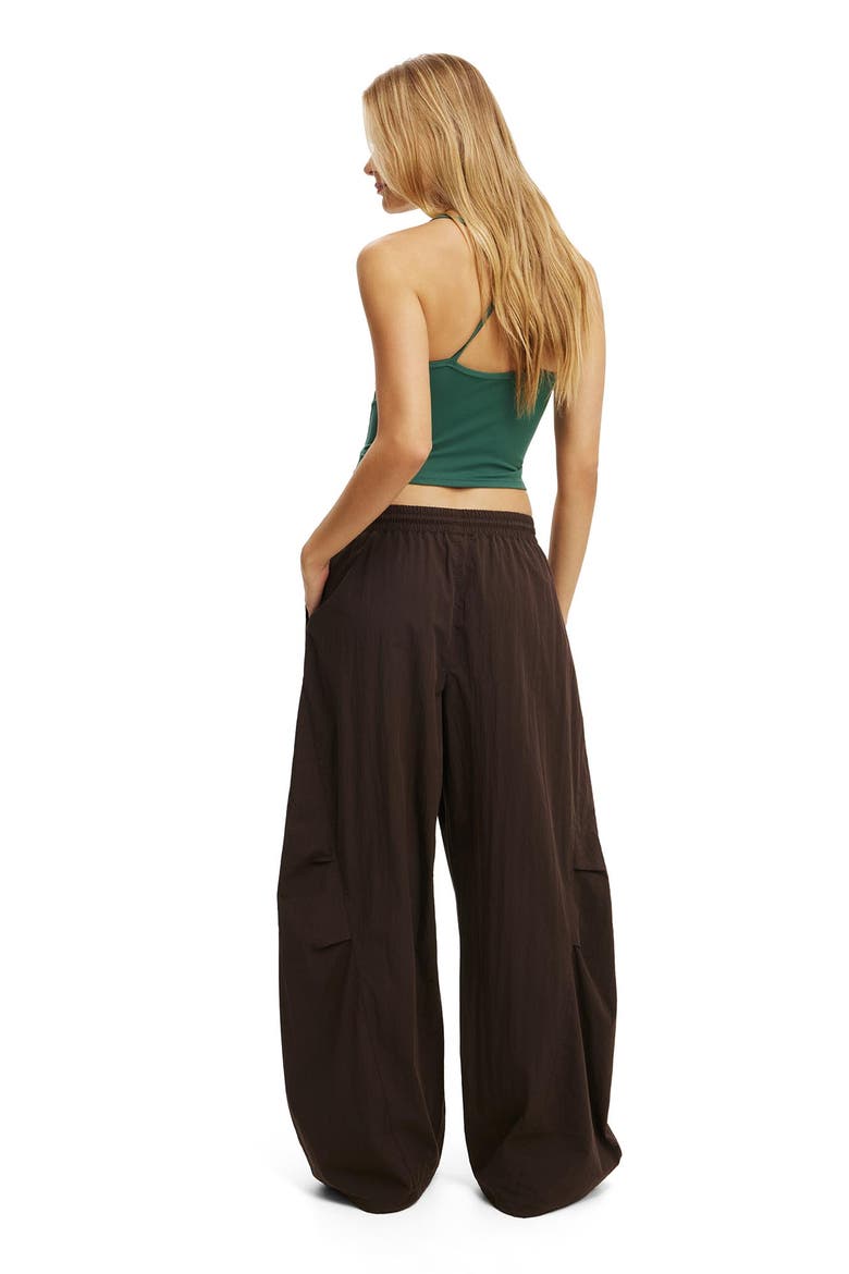 Women's Active Woven Balloon Pant, Alternate, color, French Roast