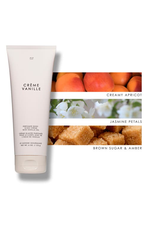 Le Monde Gourmand Crème Vanilla Body Icing Cream In Transparent