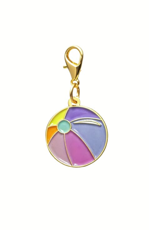 Beach Ball Pet Collar Charm