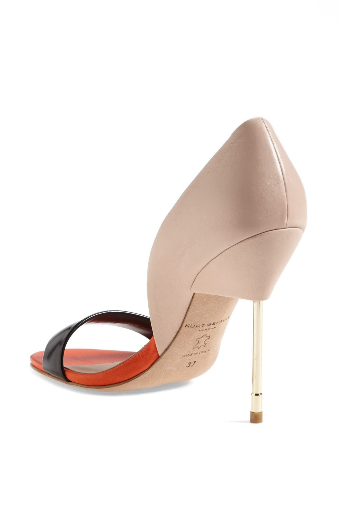'Bank' Leather Pump, Alternate, color, NUDE