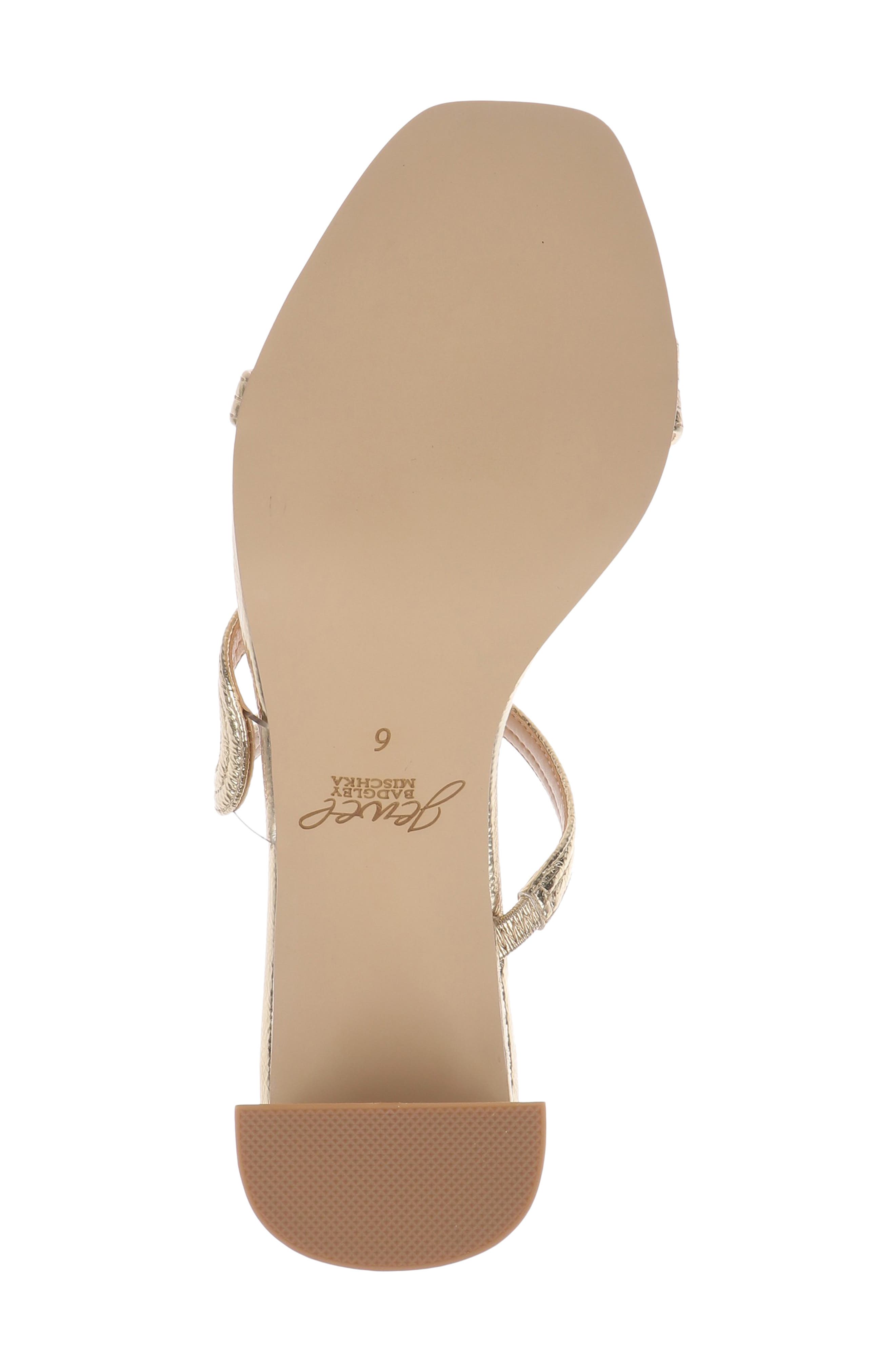 Zazie Block Heel Sandal, Alternate, color, GOLD PATENT