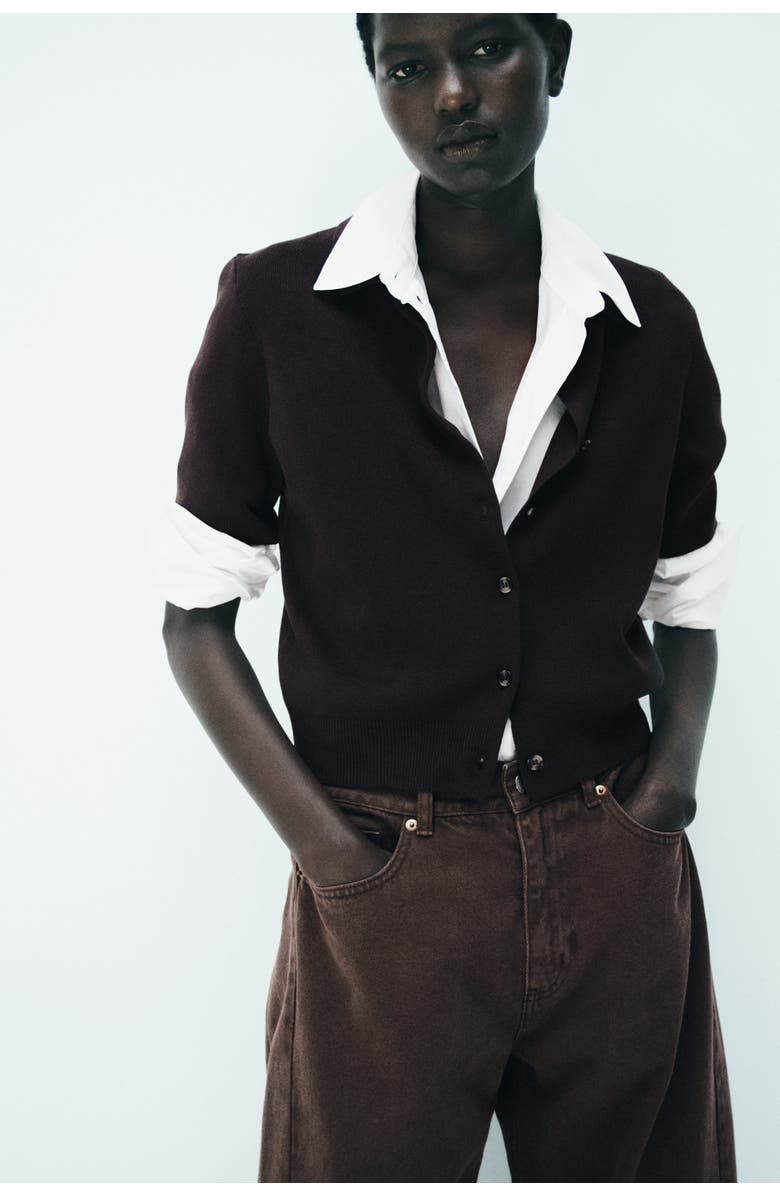 H&M Barrel Regular Waist Jeans, Alternate, color, 