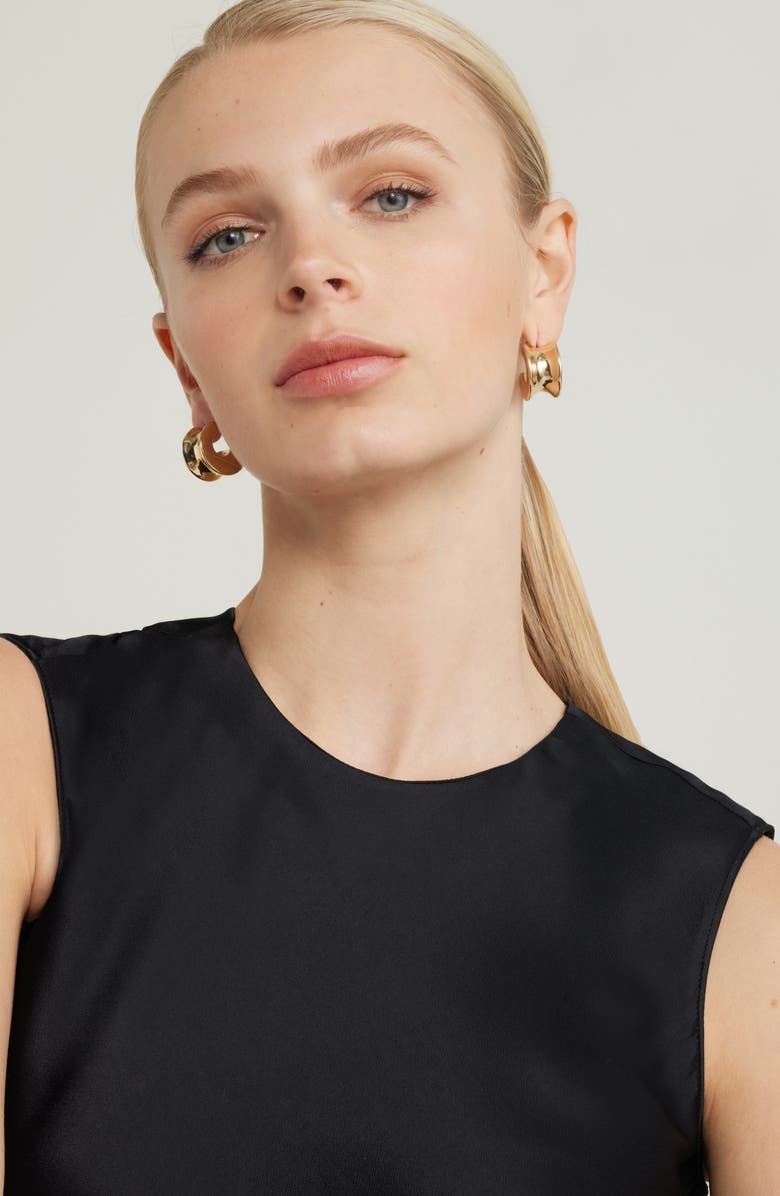 Nordstrom Sleeveless Satin Top, Alternate, color,