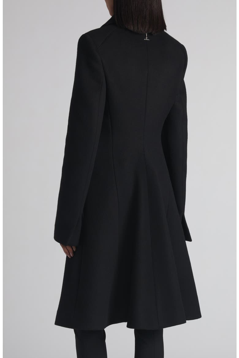T-Bar Wool & Cashmere Cutaway Coat, Alternate, color, BLACK