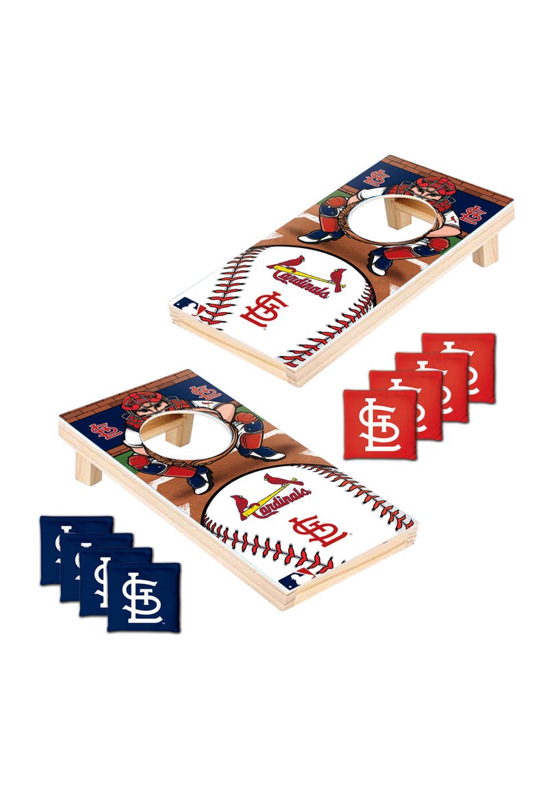 St. Louis Cardinals Tabletop Cornhole, Alternate, color, Multicolor