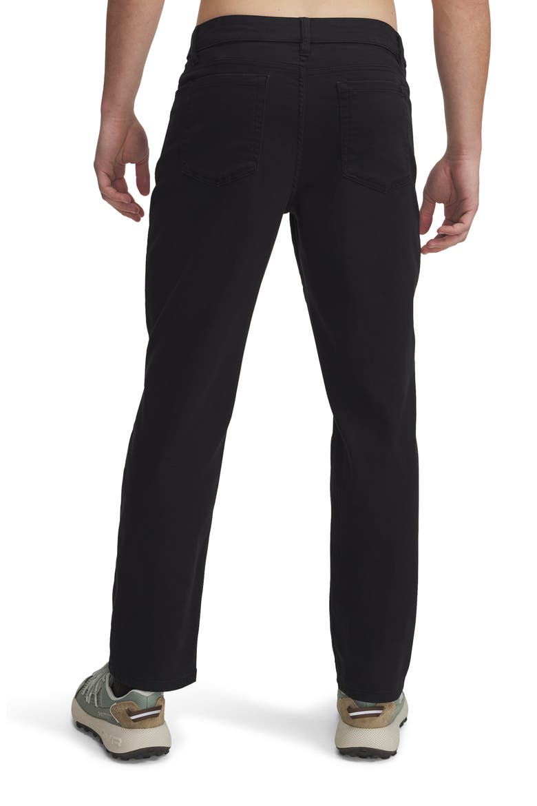 Icon Tapered Fit 5-Pocket Pants, Alternate, color, BLACK