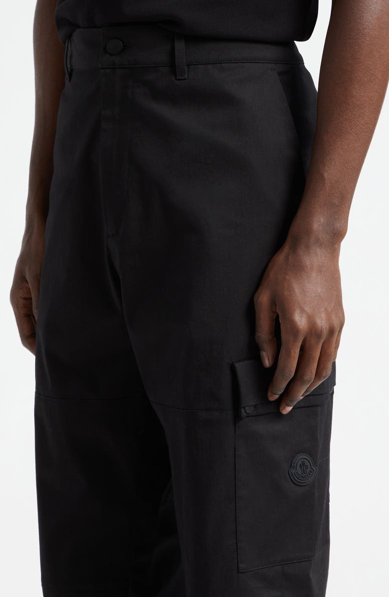 Moncler Stretch Cotton Cargo Pants, Alternate, color,