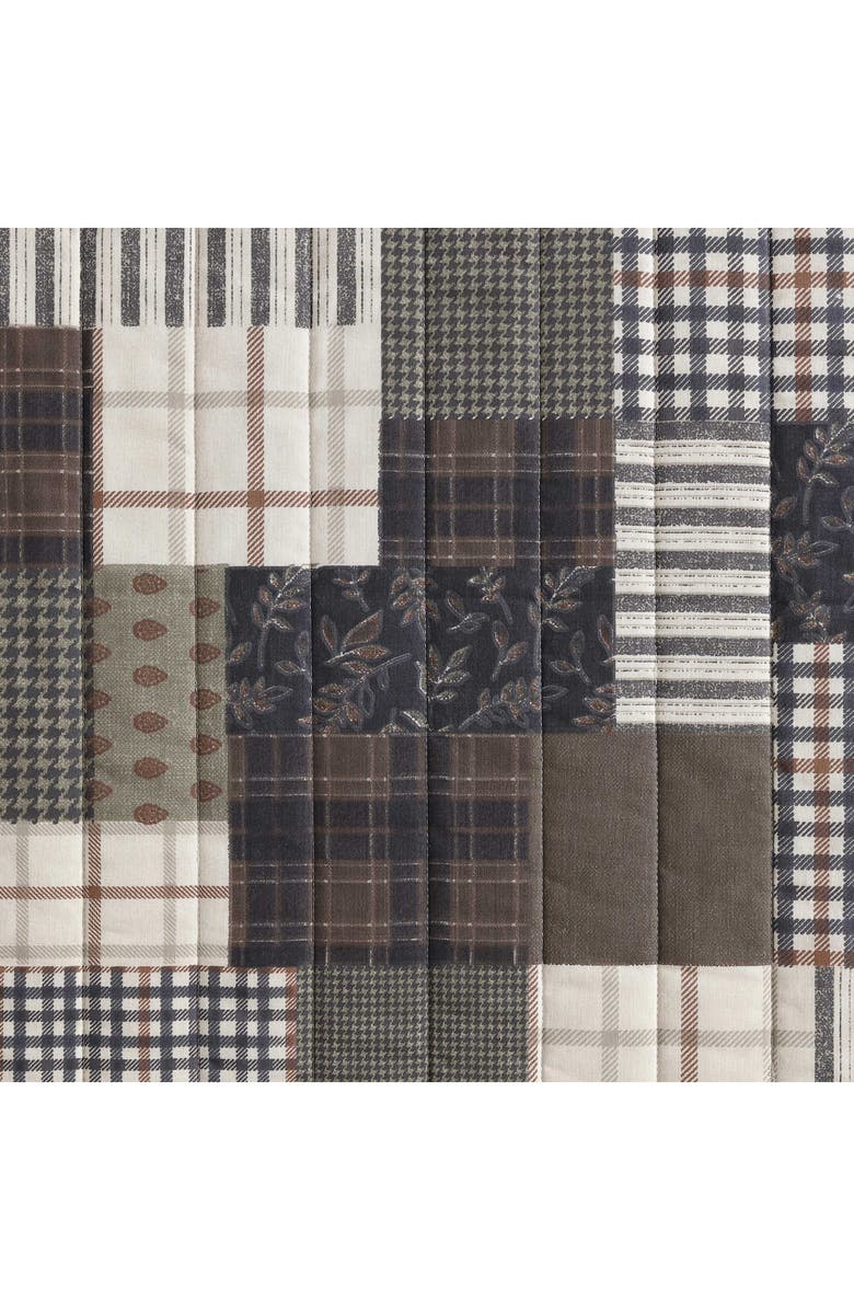 Eddie Bauer Antique Reversible Quilt & Sham Set, Alternate, color, Brown Multi