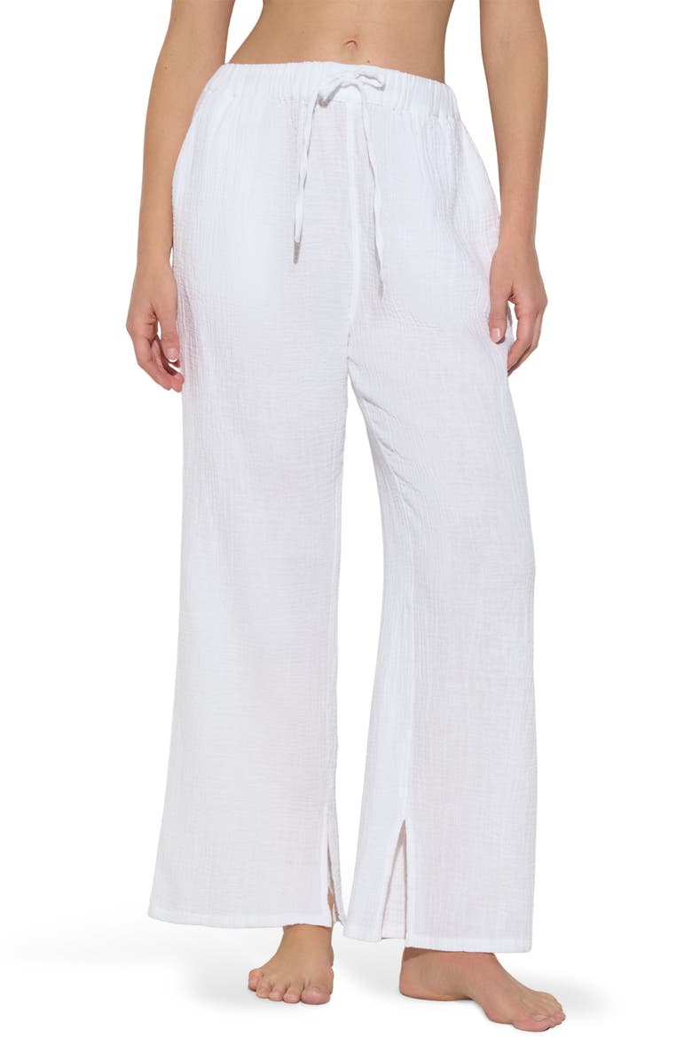 Spiritual Gangster Page Inner Gaze Tie Waist Pants, Main, color, 