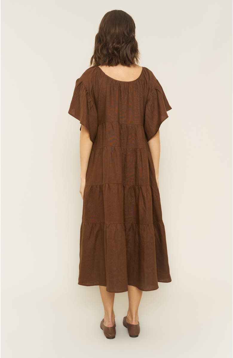 Whimsy + Row Rachel Dress, Alternate, color, Chocolate