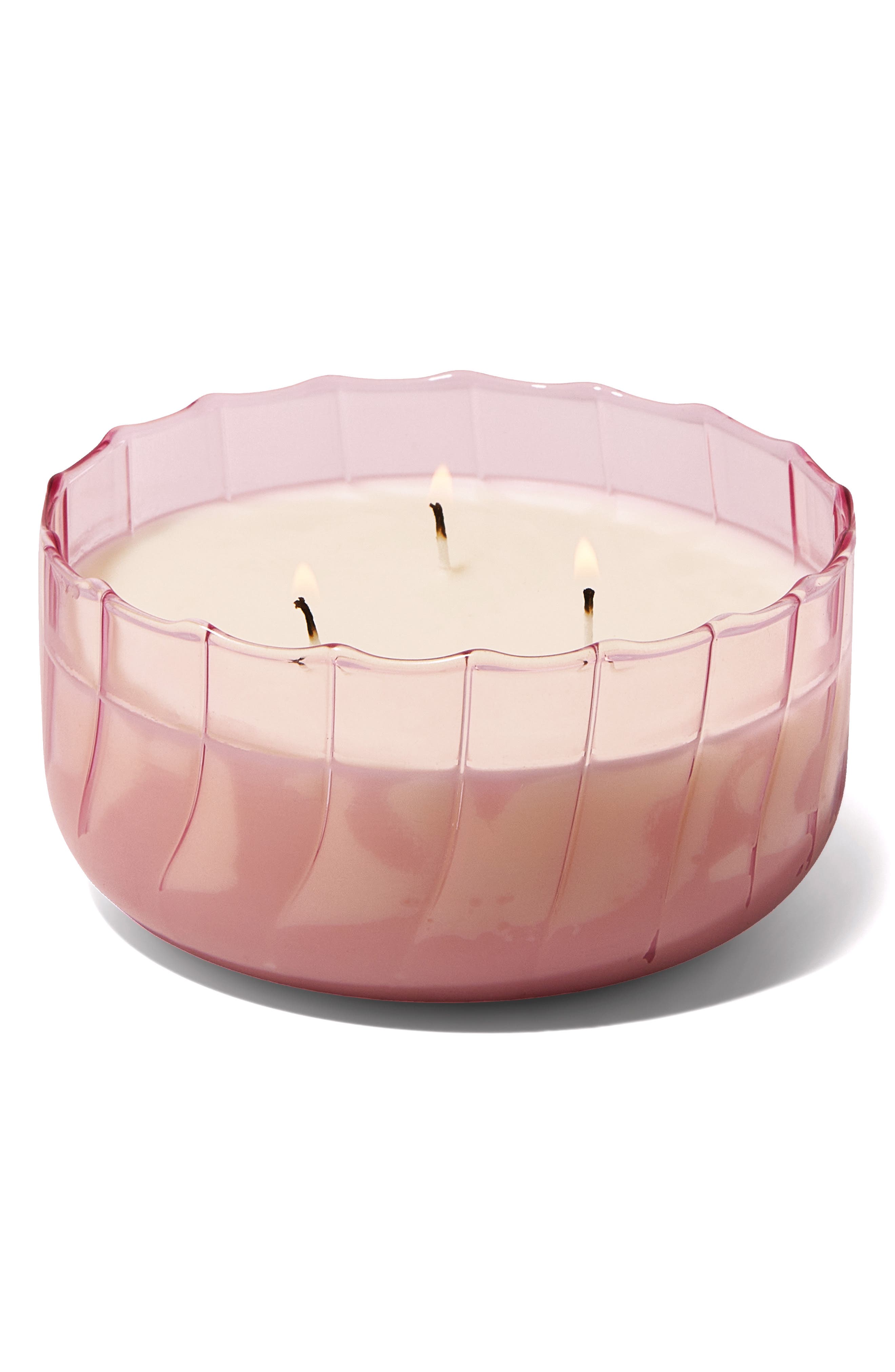 Paddywax 3-wick Candle In Pink
