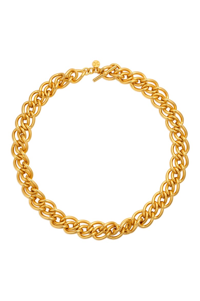 Braided Chain Necklace, Main, color, 14K GOLD