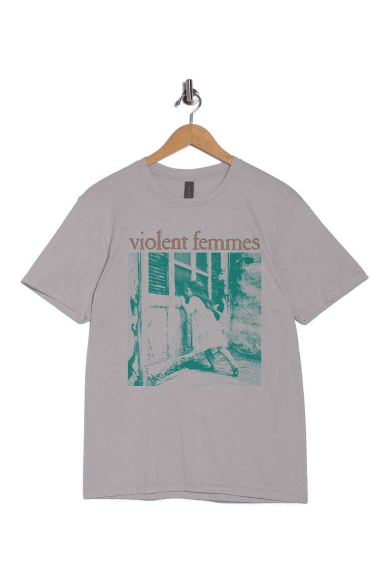 Violent Femmes Negative Album Graphic T-Shirt, Alternate, color, ICE GREY