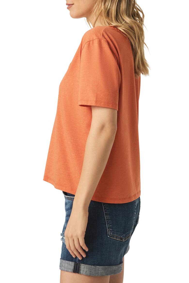 Dawn V-Neck T-Shirt, Alternate, color, ORANGE TIGER
