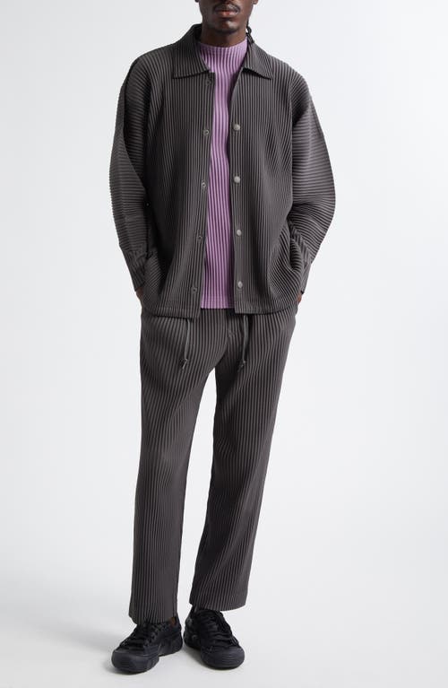 ISSEY MIYAKE HOMME PLISSÉ ISSEY MIYAKE MONTHLY COLORS MARCH PLEATED STRAIGHT LEG PANTS