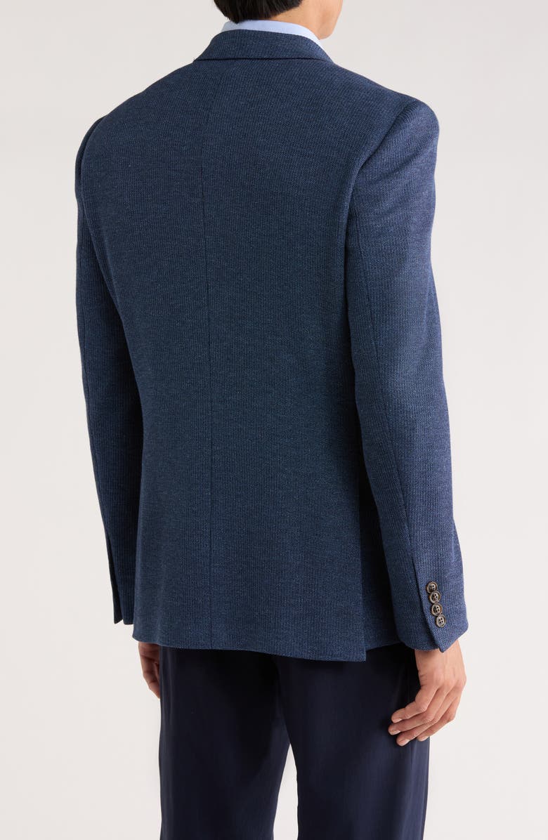 Ted Baker London Jarrow Slim Fit Blue Cotton Blazer, Alternate, color, Blue