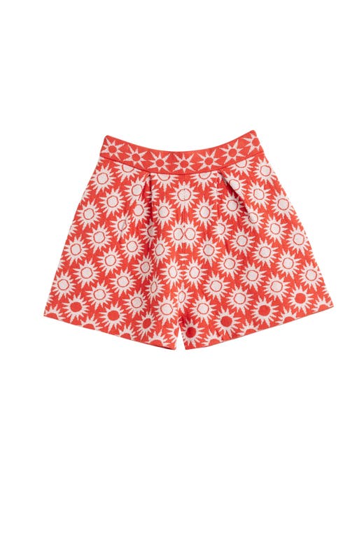 Chinti & Parker Terracotta Laura Whitmore Sunflower Shorts
