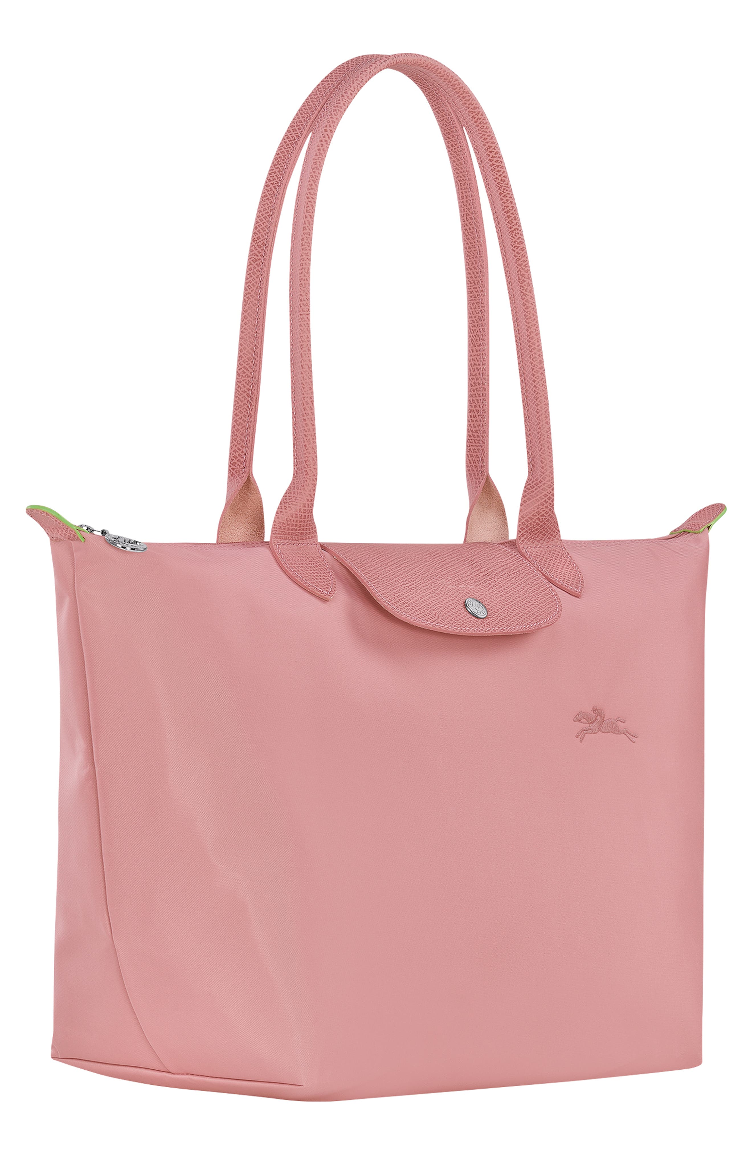 Longchamp Le Pliage Green Recycled Nylon Large Shoulder Tote, Alternate, color, 