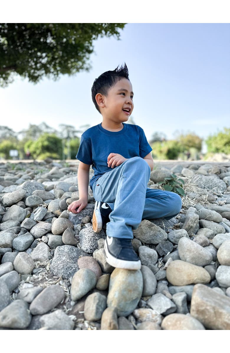 CITY THREADS Boys Soft Cotton 3-Pocket Jersey Pants, Alternate, color, Black