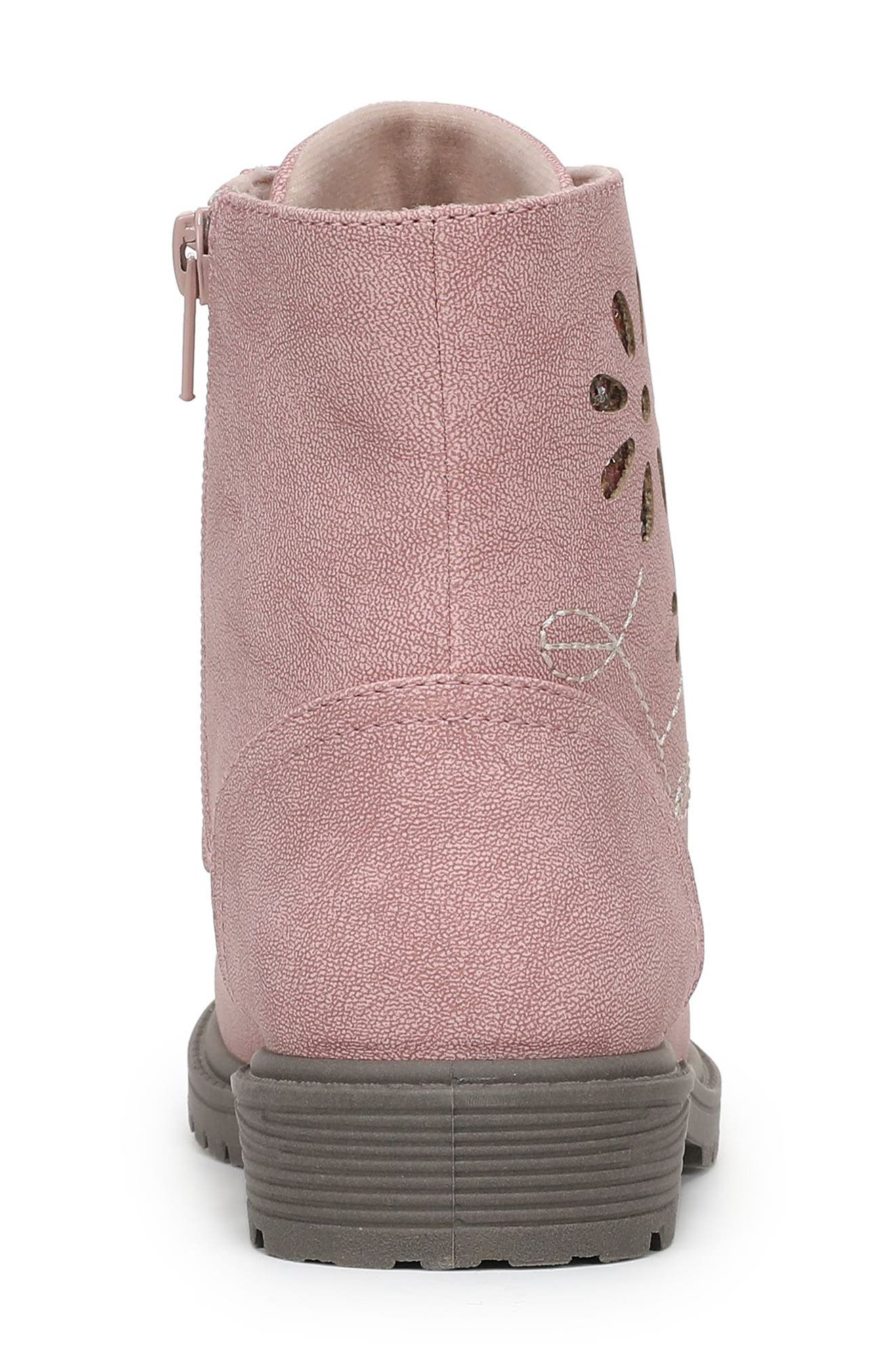 Kids' Rena 2 Faux Leather Boot, Alternate, color, PINK FAUX NUBUCK