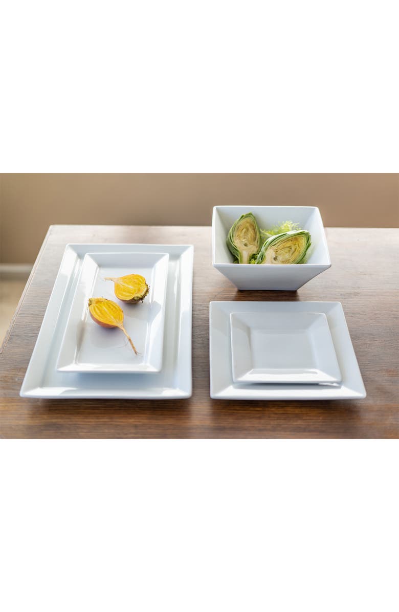 BIA Cordon Bleu Set of 2 Rectangular Platters, Alternate, color, White