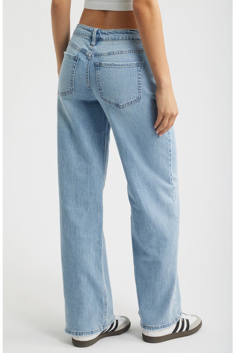 Britney Low Rise Wide Leg Jeans, Alternate, color, SKY BLUE
