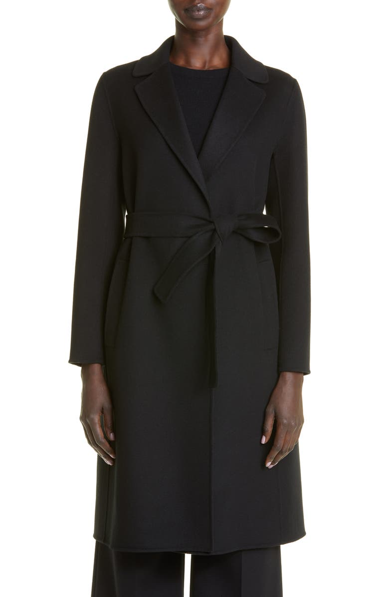 Max Mara Pauline Belted Virgin Wool Coat, Main, color,