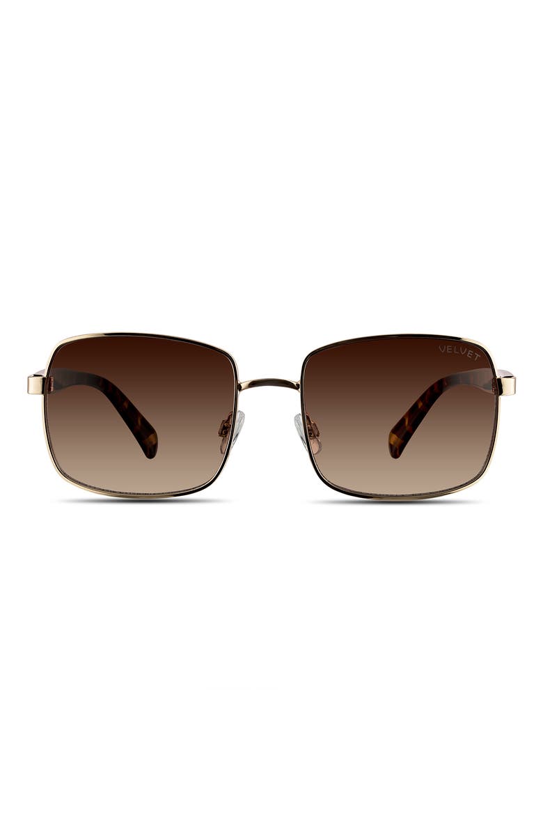 Velvet Eyewear Ruby Sunglasses, Main, color, Gold 2