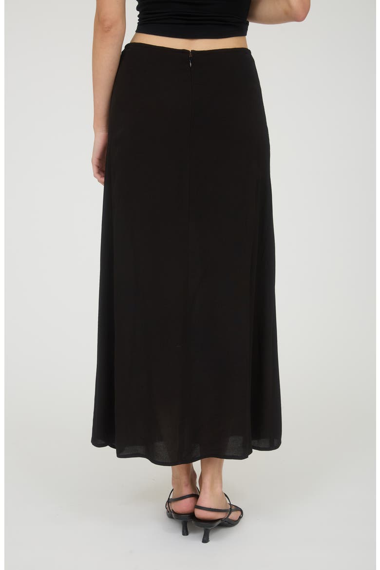 Midi Skirt, Alternate, color, BLACK