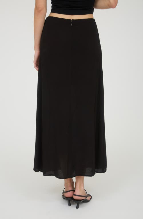 Blu Pepper Midi Skirt In Black