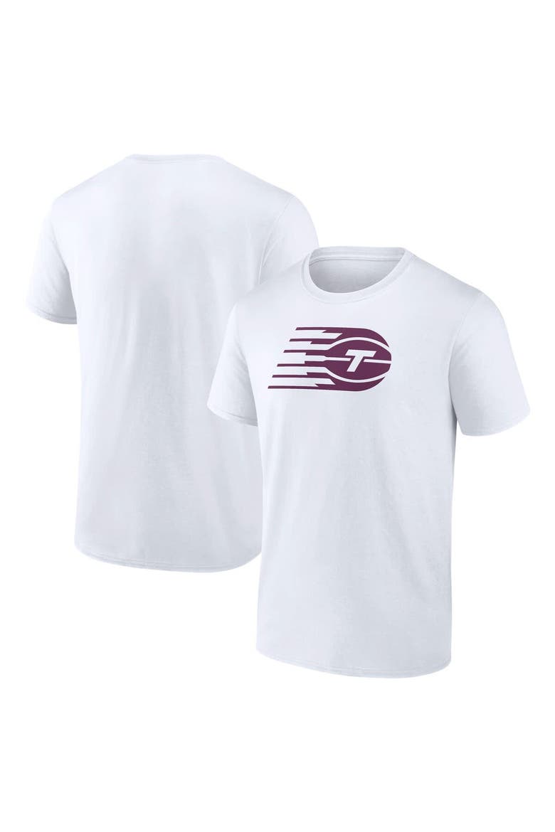 Men's White Toronto Tempo Primary Logo T-Shirt, Main, color, White