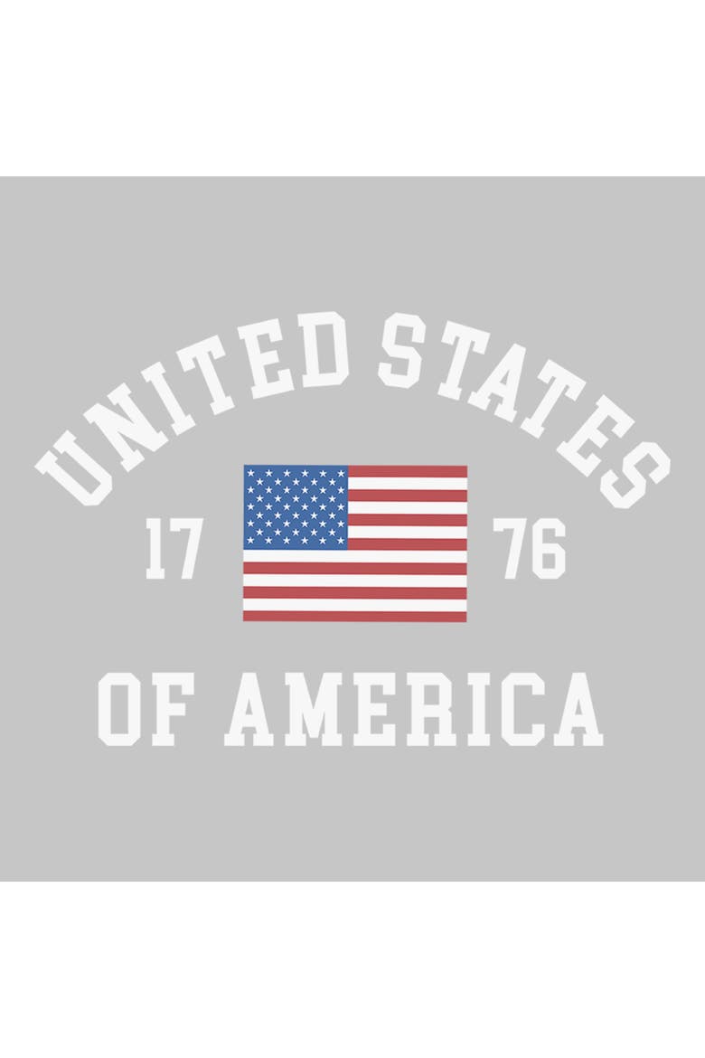 Juniors Lost Gods United States of America 1776 Flag T Shirt, Alternate, color, Athletic Heather